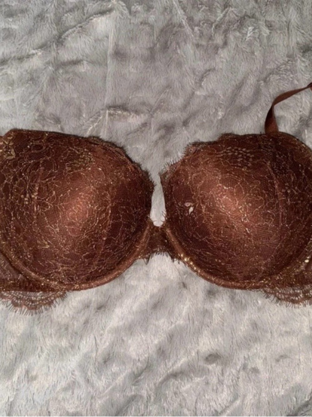 Victoria's Secret Chocolate Lace Demi Bra
